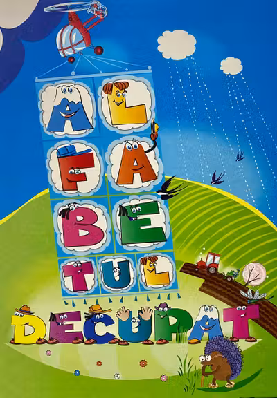 Alfabetul decupat