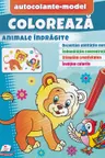 Coloreaza+autocolante Animale indragite