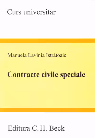 Contracte civile speciale