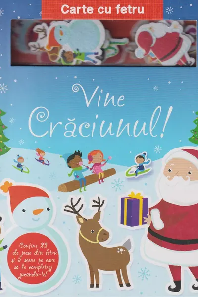 Vine Craciunul Carte cu fetru