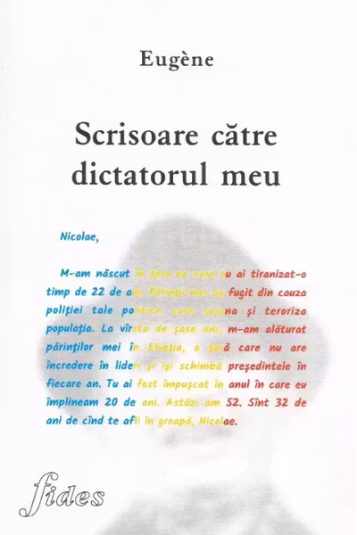 Scrisoare catre dictatorul meu