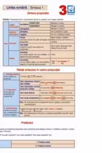 Pliant Romana 3 - Sintaxa 1