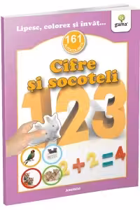 Lipesc, colorez si invat - Cifre si socoteli