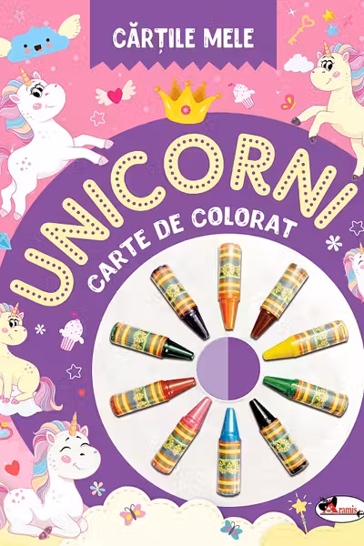 Cartile mele de colorat. Unicorni