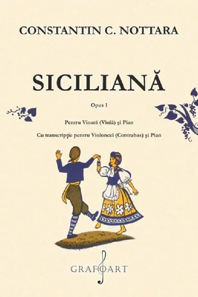 Siciliana Opus 1 pentru vioară (violă) și pian