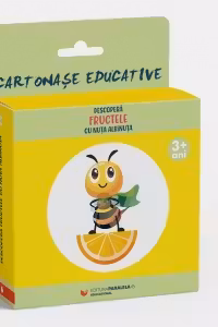 Descopera FRUCTELE cu Nuta Albinuta (12 cartonase educative)