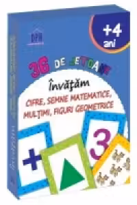 36 de Jetoane. Invatam cifre, semne matematice, multimi, figuri geometrice