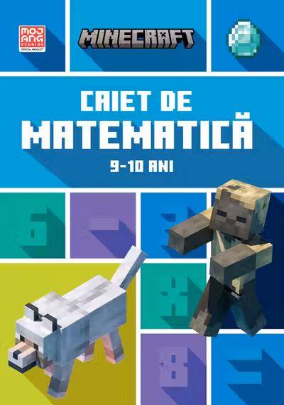 Minecraft - Caiet de matematica 9-10 ani