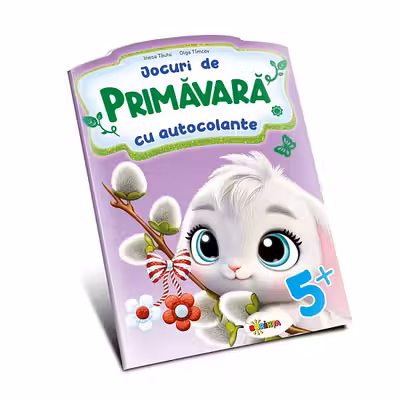 Jocuri de Primavara cu autocolante. 5+