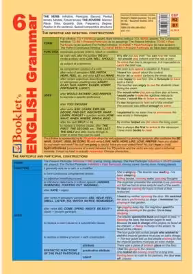 Limba engleza Pliant English Grammar 6