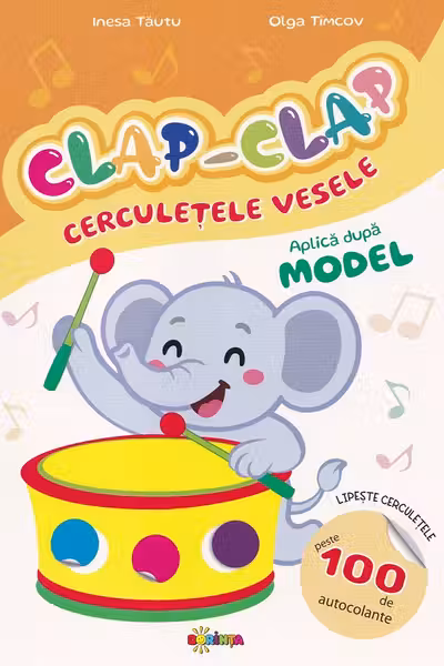 Clap - Clap cerculete vesele. Aplica dupa model