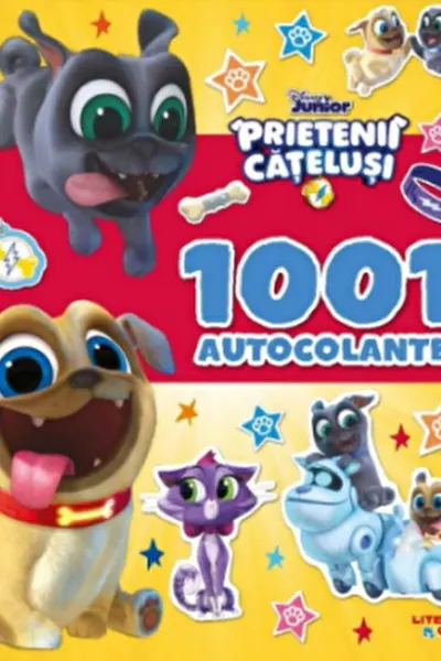 DISNEY JUNIOR. PRIETENII CATELUSI. 1001 de autocolante