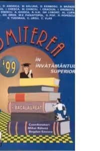 Admiterea 1999 in invatamantul superior + Bacalaureat. Matematica