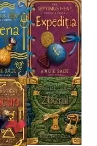 Pachet Zborul + Leacuri + Expeditia + Sirena, Seria Septimus Heap