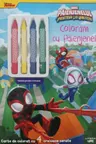 DISNEY MARVEL. PAIENJENELUL SI PRIETENII LUI UIMITORI. Carte de desenat cu 4 creioane cerate