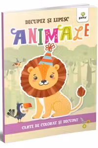 Colorez, decupez si lipesc - Animale