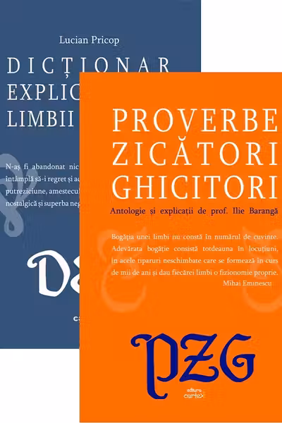Pachet 2 cărți: DEX + Proverbe, zicători, ghicitori