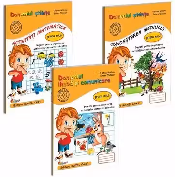 Pachet educational gradinita 3 carti, pentru grupa mica - Cristina Beldianu