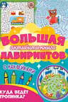 Большая активити книга лабиринтов. Куда ведёт тропинка?