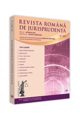 Revista romana de jurisprudenta nr. 4/2019