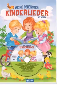 Meine schonsten Kinderlieder, min noten. Geschichtenbuch mit CD