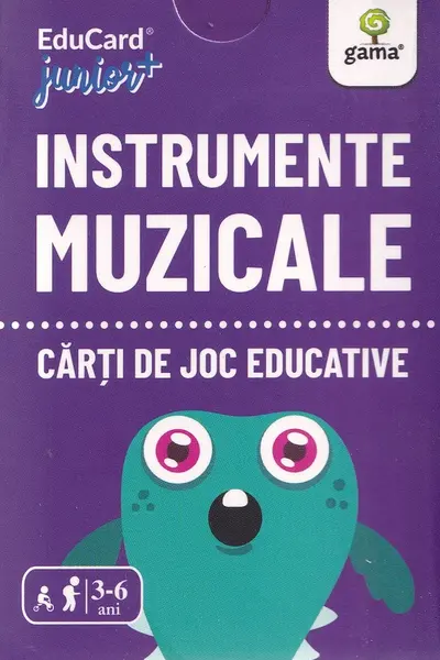 Carti de joc educative - Instrumente muzicale