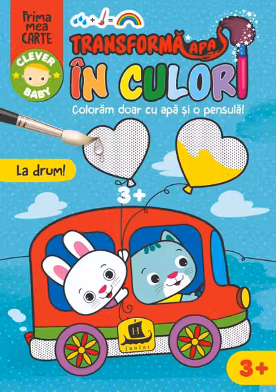 Transforma apa in culori. La drum