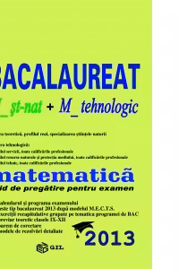 Matematica - Bacalaureat M2 2013