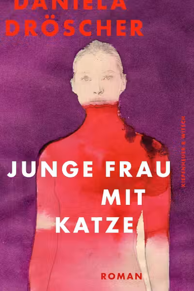 Junge Frau mit Katze