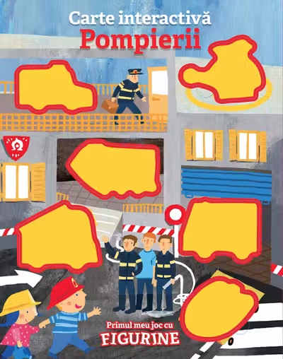 Pompierii Carte interactiva cu figurine