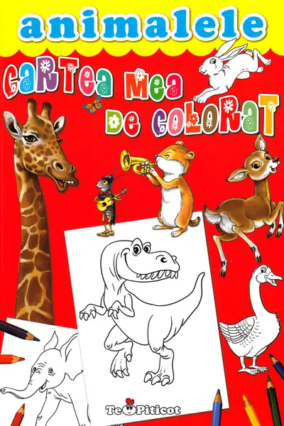 Cartea mea de colorat. Animalele