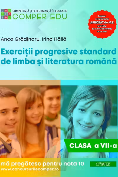 Exercitii progresive standard de limba si literatura romana, clasa a 7-a - Anca Gradinaru