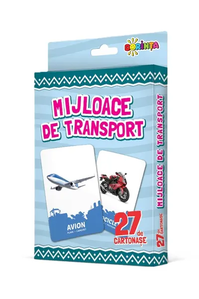 27 de cartonase. Mijloace de transport