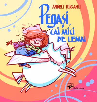 Pegasi cai mici de lemn