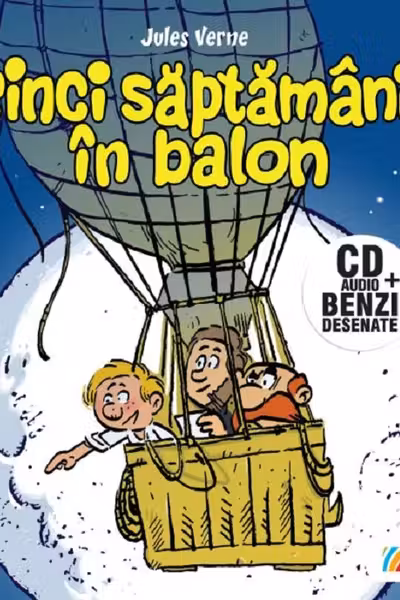 Cinci săptămâni în balon + CD