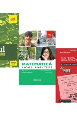 Pachet Bacalaureat 2026. Eseul. Varianta rapida de pregatire, Matematica M2 Profil Stiinte ale naturii si Biologie clasele 9-10 - Liliana Paicu, Claudia Temneanu, Stelica Ene