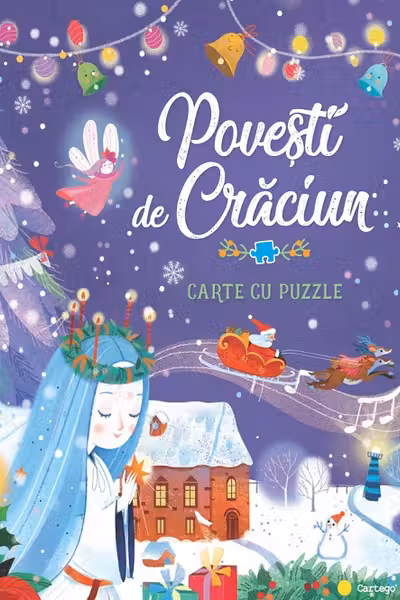 Povesti de Craciun. Carte cu puzzle