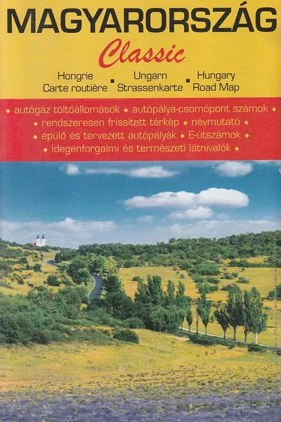 Ungaria. Hungary. Harta Rutieră