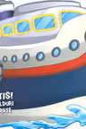 Vaporul. Abțibilduri colorate