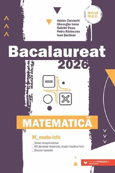 Matematică. Bacalaureat 2026