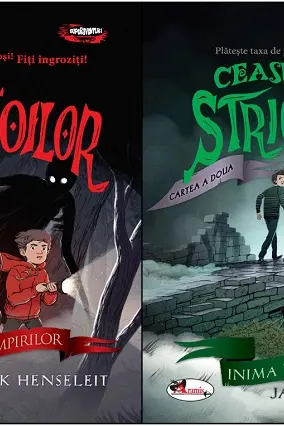 Pachet 8: Ceasul strigoilor. Cuțitul vampirilor + Inima trolului
