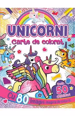 Unicorn.Carte de colorat cu abtibilduri