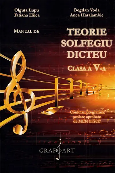 Teorie, solfegiu, dicteu - Clasa a V-a - Manual