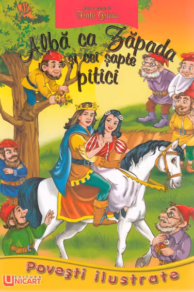 Povești ilustrate - Albă ca Zăpada și cei șapte pitici