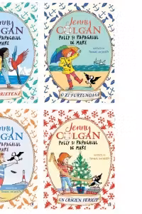Pachet Polly si papagalul de mare: 1. Polly si papagalul de mare; 2. Polly si papagalul de mare. O zi furtunoasa; 3. Polly si papagalul de mare. O noua prietena; 4. Polly si papagalul de mare. Un Craciun fericit