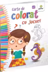 Carte de colorat cu jocuri
