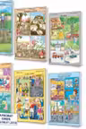 Set 6 caiete, clasa pregatitoare. Modulele I si II (Povestea celor zece picaturi, Intamplari cu furnici, Opt roti, Degetica, Jocuri si jucarii, Dezvoltare personala