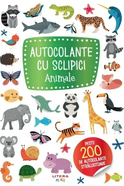 AUTOCOLANTE CU SCLIPICI. ANIMALE