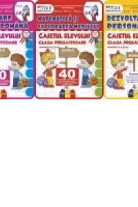 Set Clasa pregatitoare - 3 caiete (+120 jetoane)