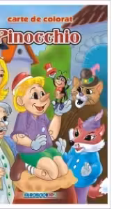 Pinocchio - carte de colorat + poveste (format B5)